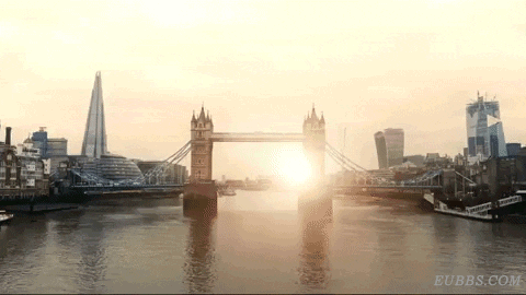 英国伦敦塔桥（Tower Bridge）GIF动态图片